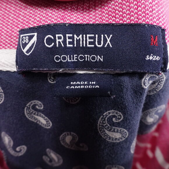 DANIEL CREMIEUX COLLECTION LIGHT RED SHORT SLEEVE POLO SHIRT MENS SIZE M MEDIUM - Picture 6 of 7